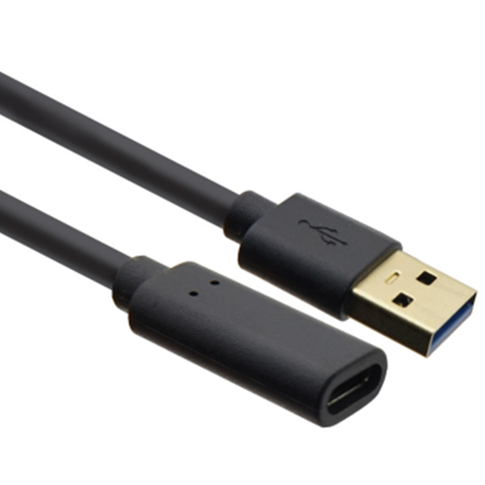 USB C암놈 A숫놈 연장변환 케이블 1M 데이터연결용 확장선