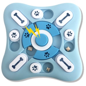 포우타운 강아지 고양이 슬라이드 노즈워크 고양이 먹이퍼즐 장난감 스카이 블럭(Lv2)