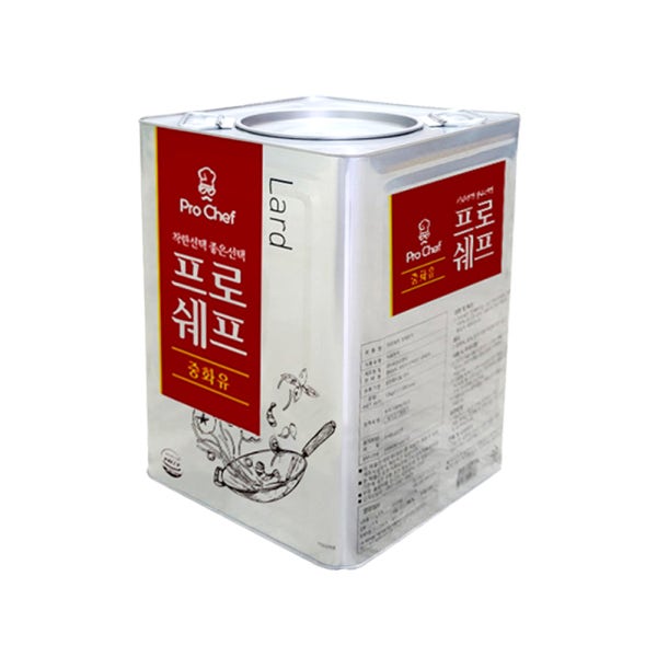 라드유 중화유 13kg 돼지기름 식용유 프로쉐프 업소용
