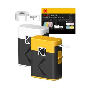 코닥 포토프린터 휴대용 네임 스티커 미니 라벨기 + 카트리지 13롤 번들 라벨 프린터 ERA M50