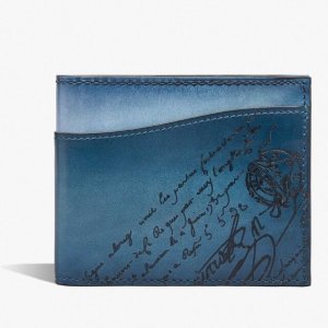 벨루티 다크 베네치아 레더 빌폴드 Wallet BERLUTI 22FW Dark 