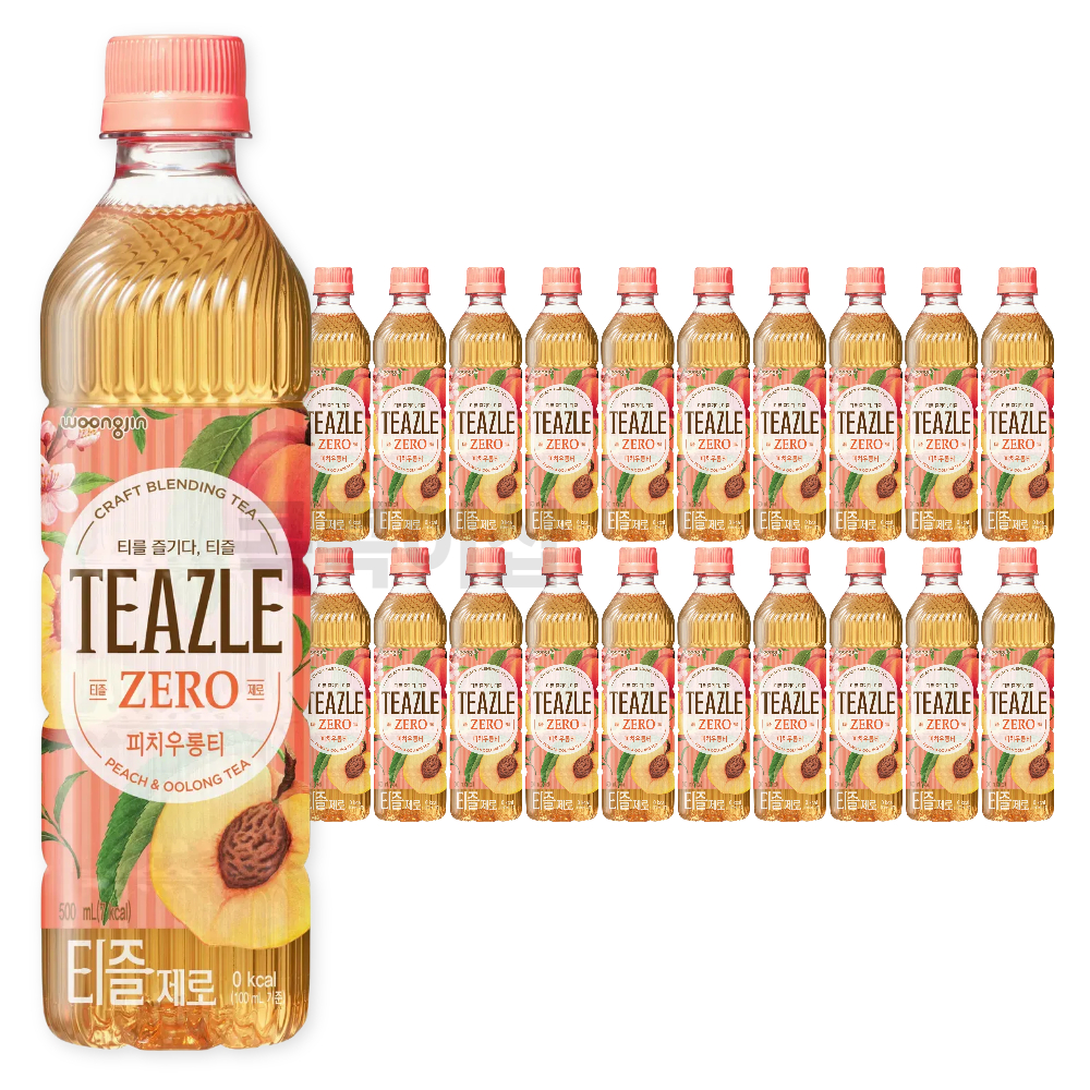 웅진 티즐 제로 피치우롱티