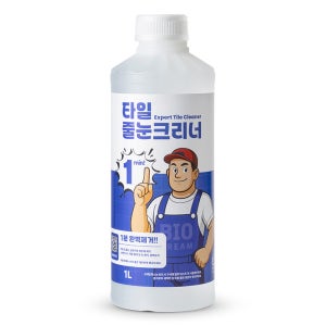 바이오드림 타일 줄눈 크리너 살균 소독 화장실 욕실 청소 세정제 세제 1L