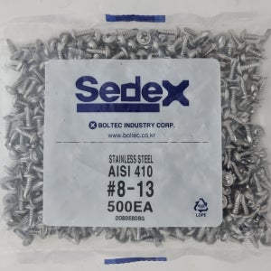 스텐피스 스텐직결나사 서스피스 와샤머리 4.2 x 13mm 500개(1봉)