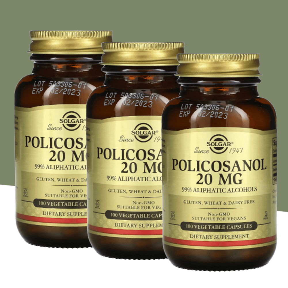솔가 <b>폴리코사놀</b> 3통 총 300정 solgar <b>policosanol</b> 폴리코사민 쿠바