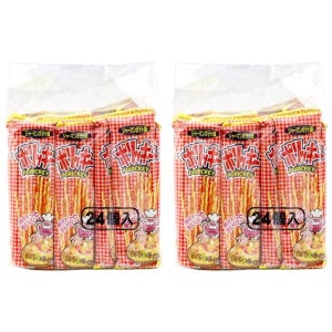 야오킨 맥주안주추천 포리키 스틱과자 프레첼 독일감자맛 일본간식 16g 24개입 3개