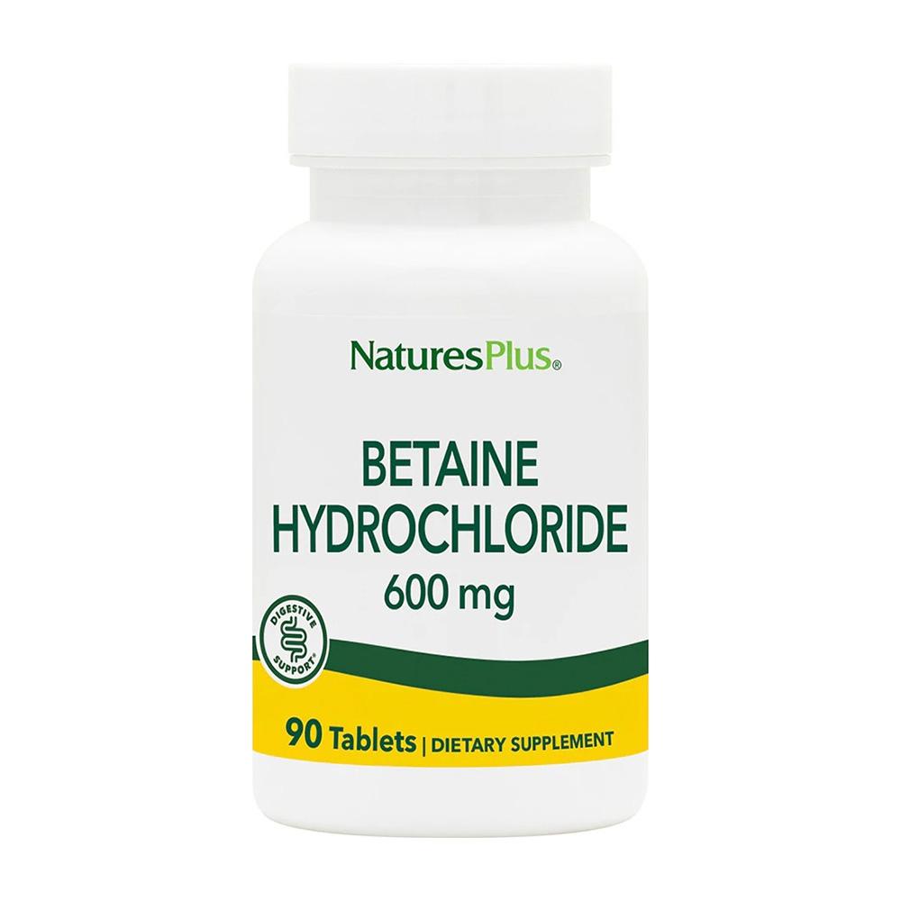 네이쳐스 플러스 <b>베타인 하이드로클로라이드 600mg</b> 90타블렛