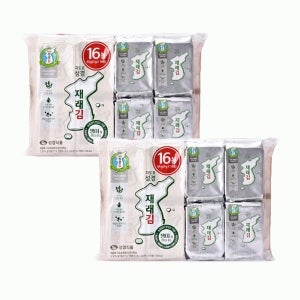지도표 성경김 재래 도시락김 4g 16개+16개