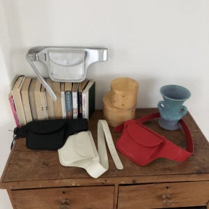 가죽벨트백 양가죽 힙색 길감