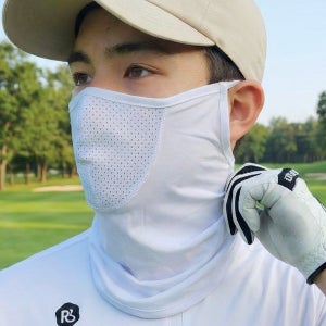 국산 냉감조립 쿨 골프마스크 여름 자외선차단 얼굴햇빛가리개