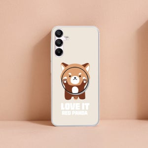 갤럭시 A15 버디3 케이스 젤리 그립 톡홀더 스마트톡 세트 동물친구 랫서팬더친구