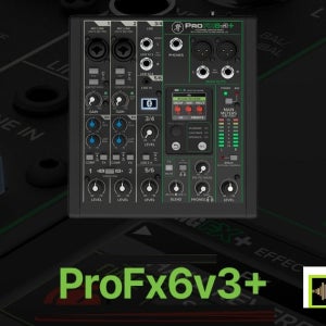 맥키 PROFX6v3 플러스 6채널 블루투스 오디오믹서