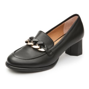 금강제화 르느와르 여성 체인장식 로퍼 펌프스 RENPUC3804K1