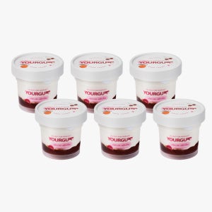 유얼거트 체리쥬빌레 130g 6개 과일 퓨레 수제 그릭 요거트