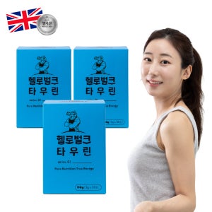 [1개 추가 증정] 헬로벌크 타우린 피로회복제 스테미너 불균형 30포, 3개