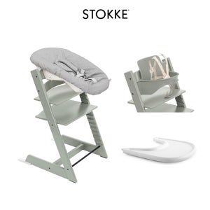 스토케 트립트랩 하이체어+뉴본세트+베이비세트+트레이 세트