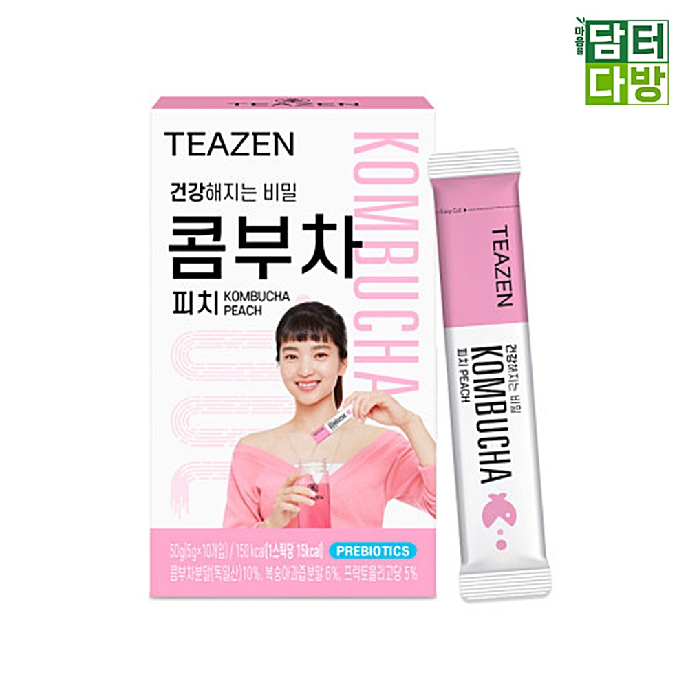 컨피던스 콤부차 복숭아 음료
