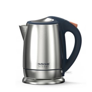 키친아트 퀸즈 전기포트 1.8L 네이비 스텐304 커피포트 무선 주전자