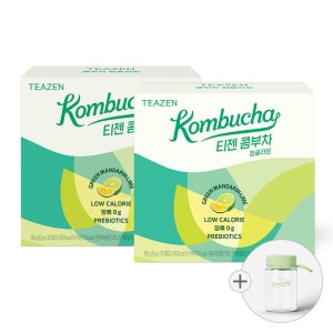 티젠 콤부차 청귤라임 30스틱입X2박스 (보틀 포함)