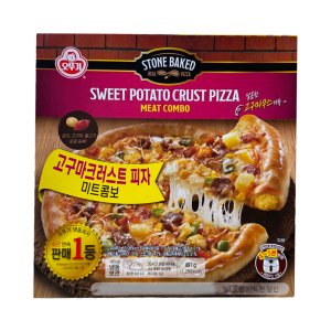 오뚜기피자 미트콤보 고구마크러스트 피자 497g