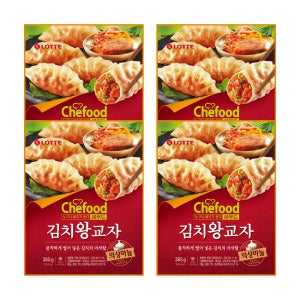 Chefood 김치왕교자 385g, 4개