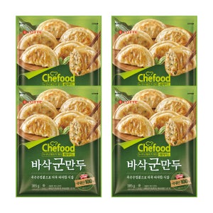 Chefood 바삭군만두 385g, 4개