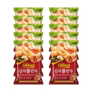 Chefood 트레이 김치롤만두 180g, 10개