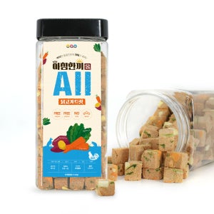 오아오 아침한끼 동결건조 닭고기&야채 트릿 간식140g