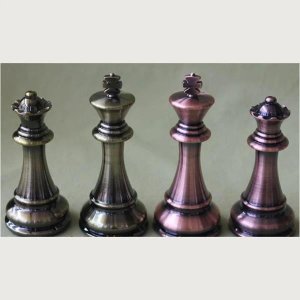 BSTFAMLY 체스 세트 고급 청동 조각 킹 높이 110MM 느낌을 안정되어 관대 디자인 아름다운 게임 I178