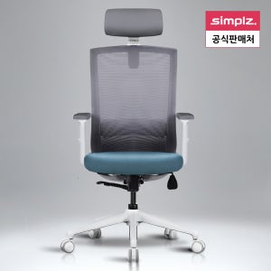 심플즈 루게 L62 게이밍의자 컴퓨터 메쉬 게임용 허리가편안한 목받침 의자 게임체어