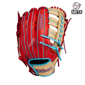 윌슨 A1000 PF1892 외야 글러브 12.25인치 레드/크림 WBW101448