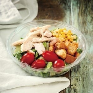 24온스 호박꽃 포장용기 세트 1박스 150개 / 빙수용기 / 샐러드용기 / 뚜껑포함