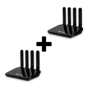 글로벌아이넷 로보뷰 4G LTE 라우터 2세트 국내전용 유심 공유기 카라반 이동형