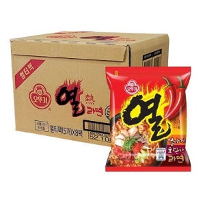 오뚜기 열라면 봉지라면 120g 40개 한박스
