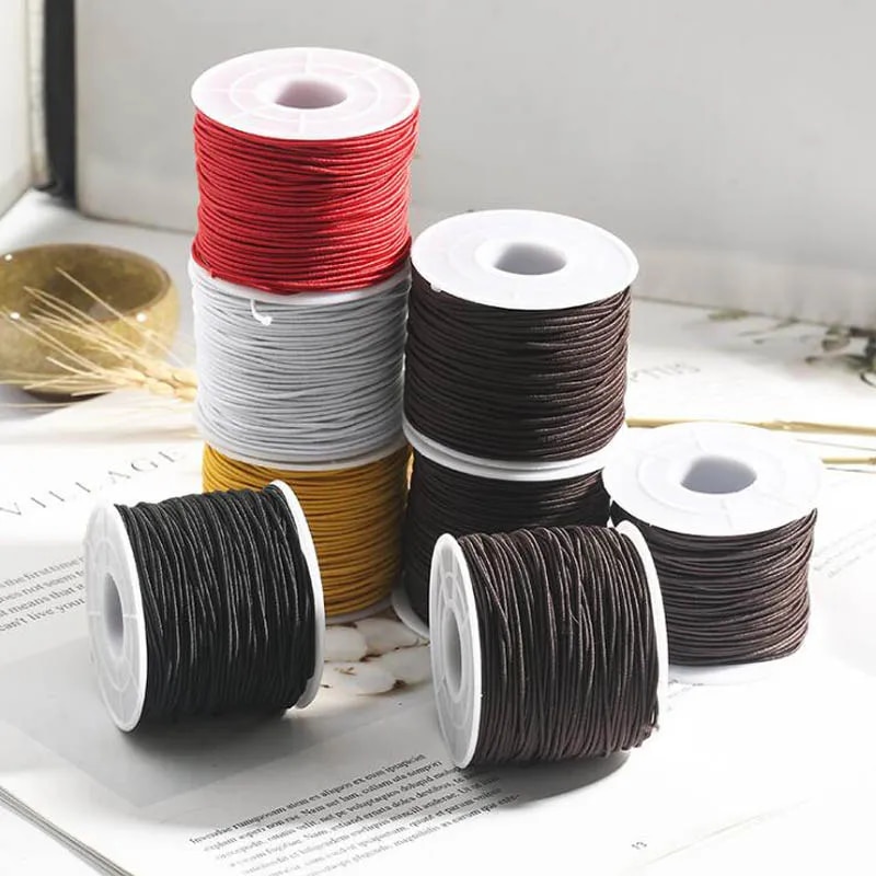 고무줄 DIY 부처님 팔찌 쥬얼리 제작용 라운드 비딩 탄성 스트레치 코드 스트링 로프 1 롤 0.8mm 1mm 1.2mm 1.5mm