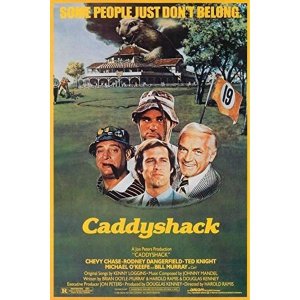 Buyart forless Caddyshack 1980 36x24 영화 아트 프린트 포스터 코미디 클래식 쉐비 체이스 로드니 데인저필드 테드 나이트 마이클 오키프 빌 머레이 2