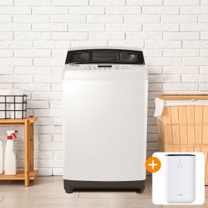 루컴즈 소형 전자동 통돌이 일반 세탁기 (이벤트+) 12KG 화이트 W120W01-W