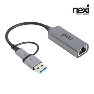 [NEXI] 넥시 NX-U3130GL USB 젠더 C타입 유선랜카드 NX1273