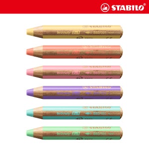 [스타빌로]우디3in1 파스텔 색연필