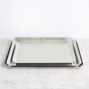 KDS 스텐304 무광 손잡이 직사각 쟁반 카페 식당 빵집 영업용 트레이