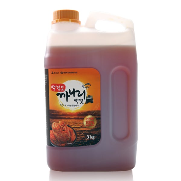 백령도 까나리액젓 3kg