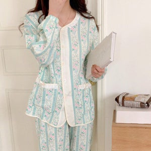 채드 면 여자잠옷세트 실내복 홈웨어