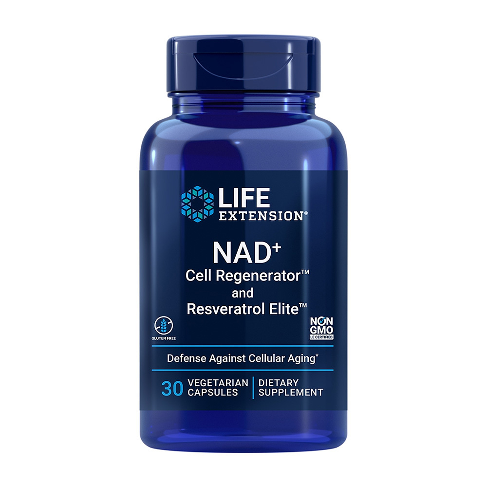 라이프 익스텐션 NAD+ 셀 리제너레이터 앤 레스베라트롤 엘리트 30 베지캡슐