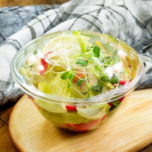 40온스 호박꽃 포장용기 세트 1박스 150개 / 빙수용기 / 샐러드용기 / 뚜껑포함