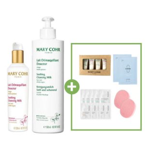 마리꼬 수딩 밀크 클렌저 500ml +마리꼬 튜브 4개+샘플 8장+화장솜 100매+마스크팩 2장+해면 2장