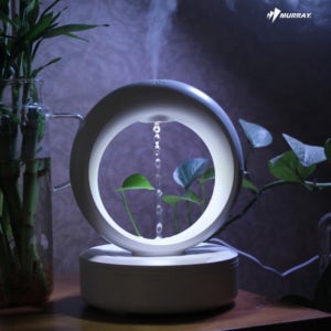무중력 LED 물멍 가습기 HUMI-10 초음파 미니 가습기 680ml
