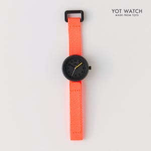YOT WATCH Kids 네온오렌지 아동 시계 A3-YWKIDSNO 리사이클 와이오티워치