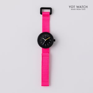 YOT WATCH Kids 비비드핑크 아동 시계 A3-YWKIDSVP 리사이클 와이오티워치