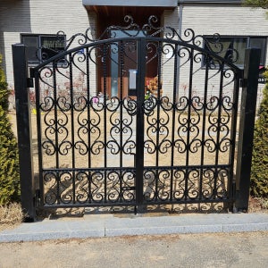 주택대문 자동디자인대문 단조 자체제작 스윙도어 RH34