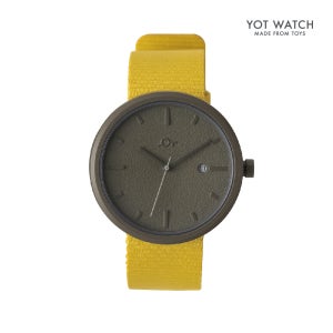 YOT WATCH 40mm 머스타드 남성 시계 A3-YW40MS 리사이클 와이오티워치